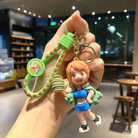 Straw Hat Cheers One Piece Keychain