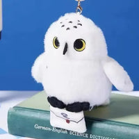 Hedwig Wise Owl Plush Keychain