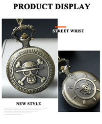 One Piece Vintage Pirate Pocket Watch