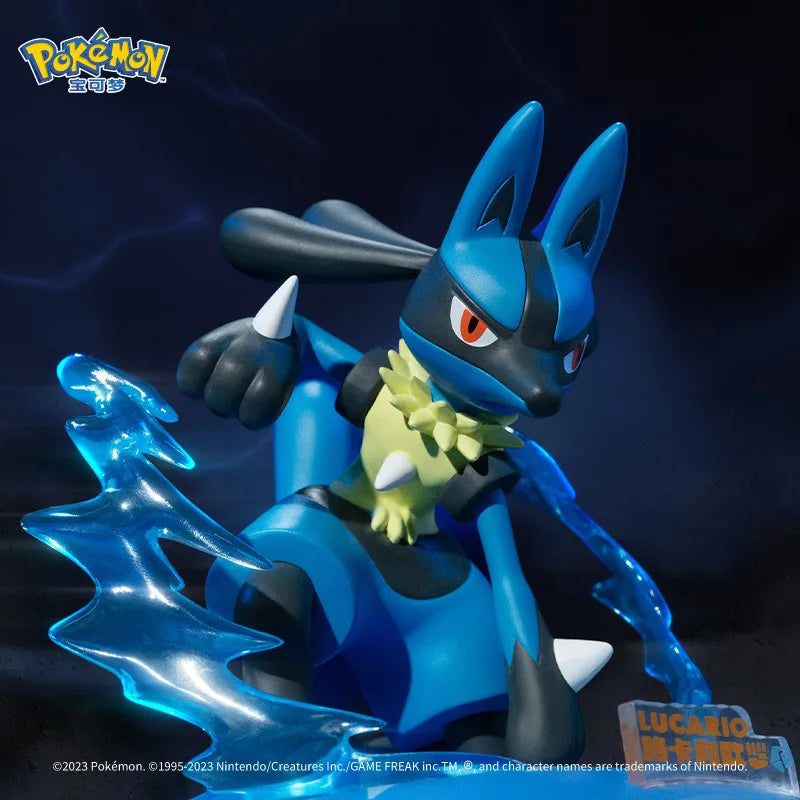 Pokemon 6 Style Genuine Lucario Pikachu Gengar Greninja Doll Model Ornament Anime Action Figure Children's Toys Birthday Gift - Bear Hugs