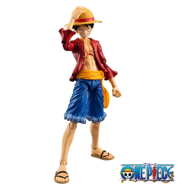 One Piece Luffy and Ace Movable Joints Figurine (18 cm)