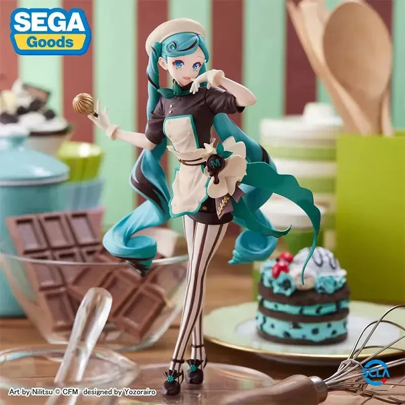 Hatsune Miku Dark Chocolate Chef Action Figure (21 cm)