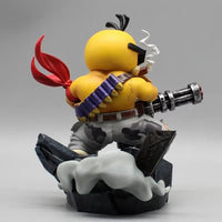 Pokemon Gatling Psyduck Cosplay Contra Figurine (14.5 cm)