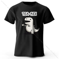 Tea-Rex Dinosaur Cotton T-Shirt
