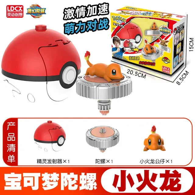 Pokemon Spinning Top Battle Figurines