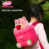 Disney Anime Lotso Plush Doll School Bag Kids Backpack Cartoon Mickey Eva Ultra Light Kindergarten Stationery Storage Bag Gift - Bear Hugs
