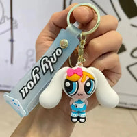 Sanliou Powerpuff Pocket Protectors Keychain