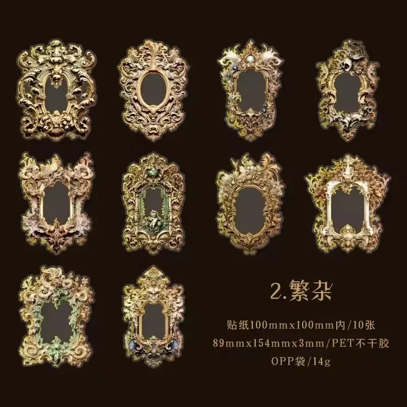 Gilded Mythology Premium Sticker Pack (10 Pcs)