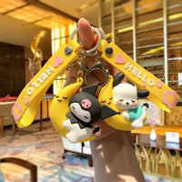 Porte-clés 3D Sanliou Moon Snugglers 