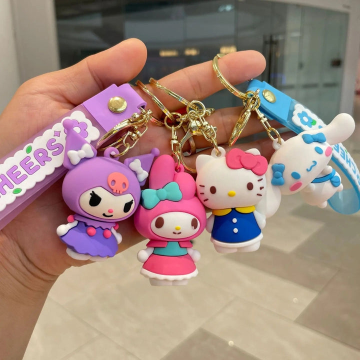 Kawaii Kuromi And Friends 3D Keychain