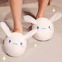 Sanrio Kuromi Cinnamoroll Plush Indoor Slippers - Bear Hugs