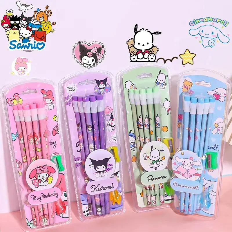 Sanrio Kuromi & Friends Pencil Set (12 Pcs)