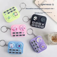 Mini DJ Machine Sound & LED Keychain