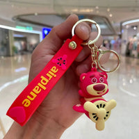 Sky-High Friends Cartoon Keychain