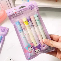 Sanrio Kawaii Pouch Highlighter (Set of 6)