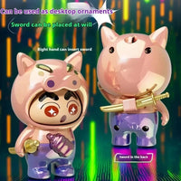 Crayon Shinchan Gradient Face Changing Keychain - Bear Hugs