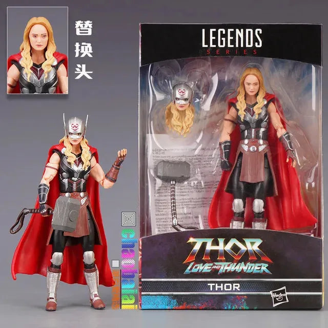 Marvel Legends Thor and Lady Thor Figurines (18 cm)