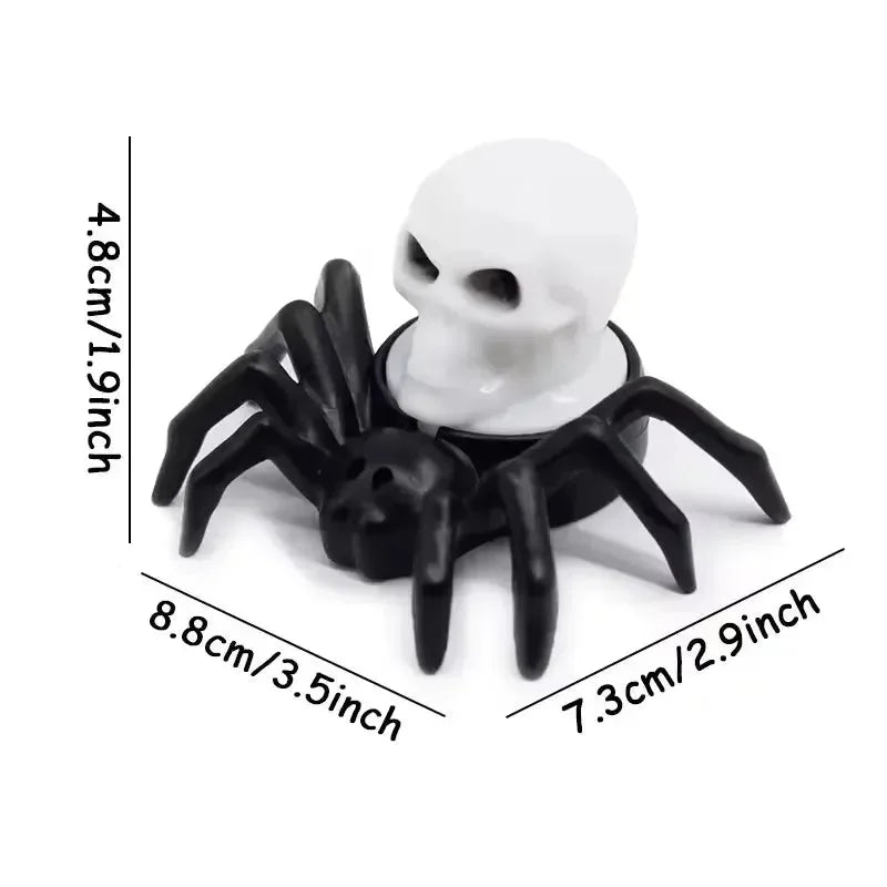 Spooky Spider Candle Night Lamp