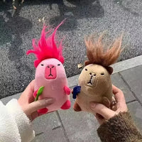 سلسلة مفاتيح من القطيفة على شكل كابي مشطوف 