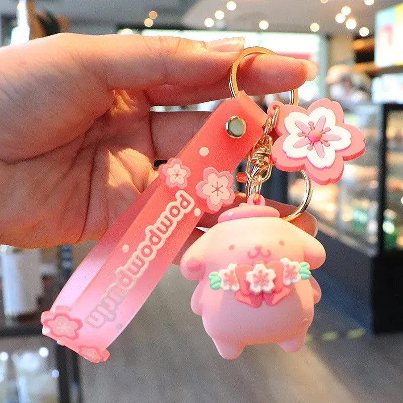 Sanrio Sakura Figurine Keychain