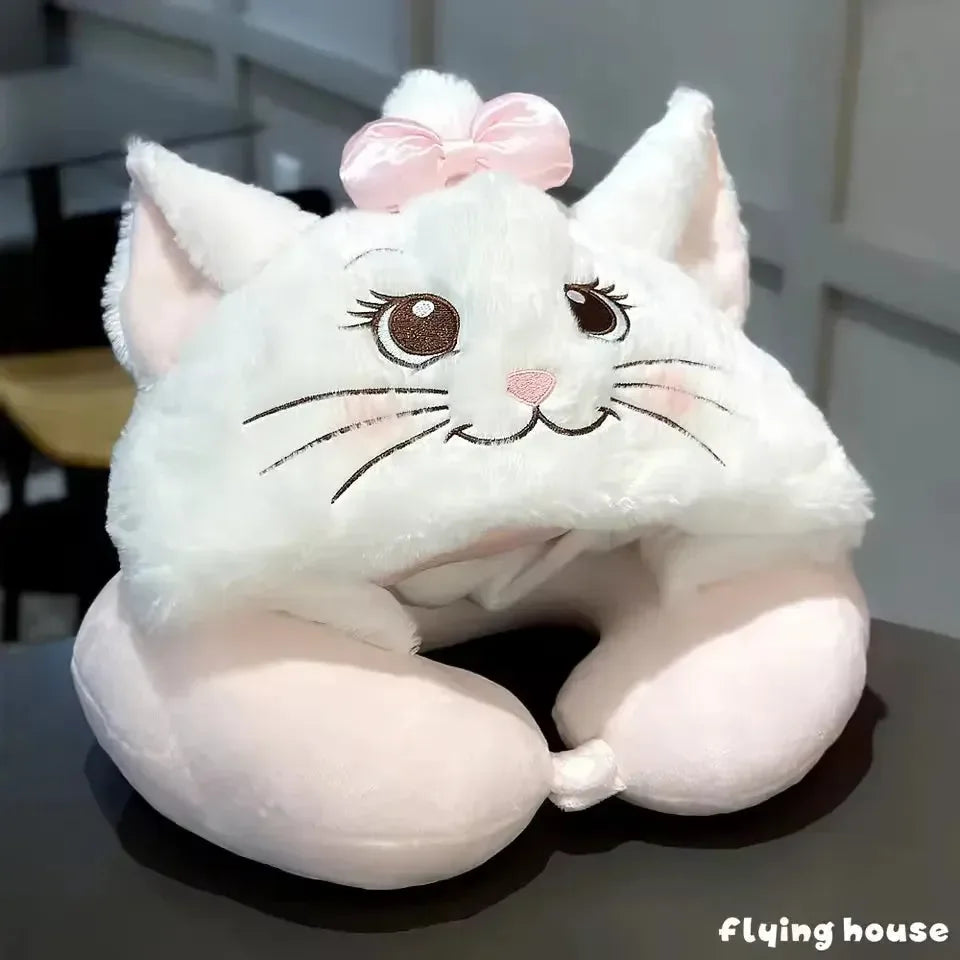 Character Cloud Hooded Neck Pillows