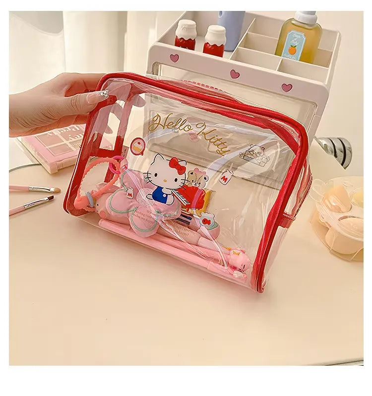 Sanrio Transparent Makeup Bag