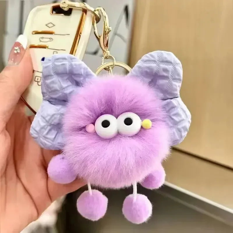 Big-Eyed Bowtie Buddy Keychain