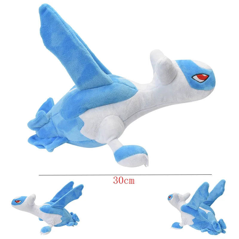 Kawaii Pikachu Riding Lapras Latios Latias Plush Doll Pokemon Stuffed Toy Creative Anime Cartoon Christmas Gift For Kids - Bear Hugs