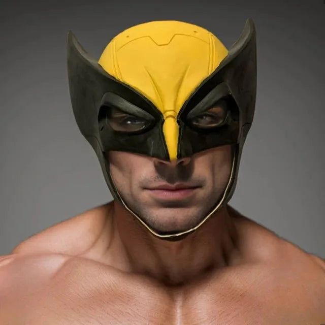 Wolverine Cosplay Face Mask with Claws