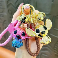 Rainbow Reef Stitch Gradient Keychain