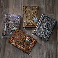 Warrior's Writ 3D Embossed Leather Notebook