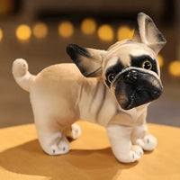 Adorable Realistic Plush Dog Toy (25 cm)