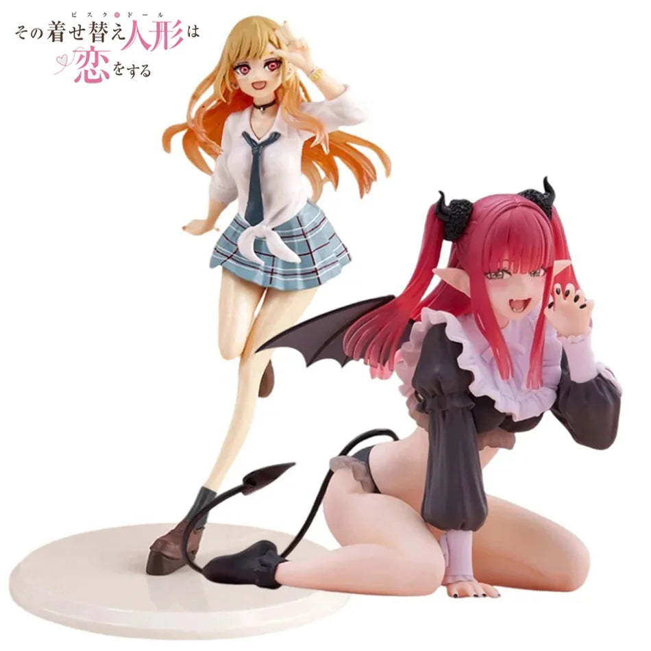 My Dress-Up Darling Anime Action Figure - Kitagawa Marin & Liz Cute School Uniform PVC Desktop Model Collectible Toy Gift - Bear Hugs