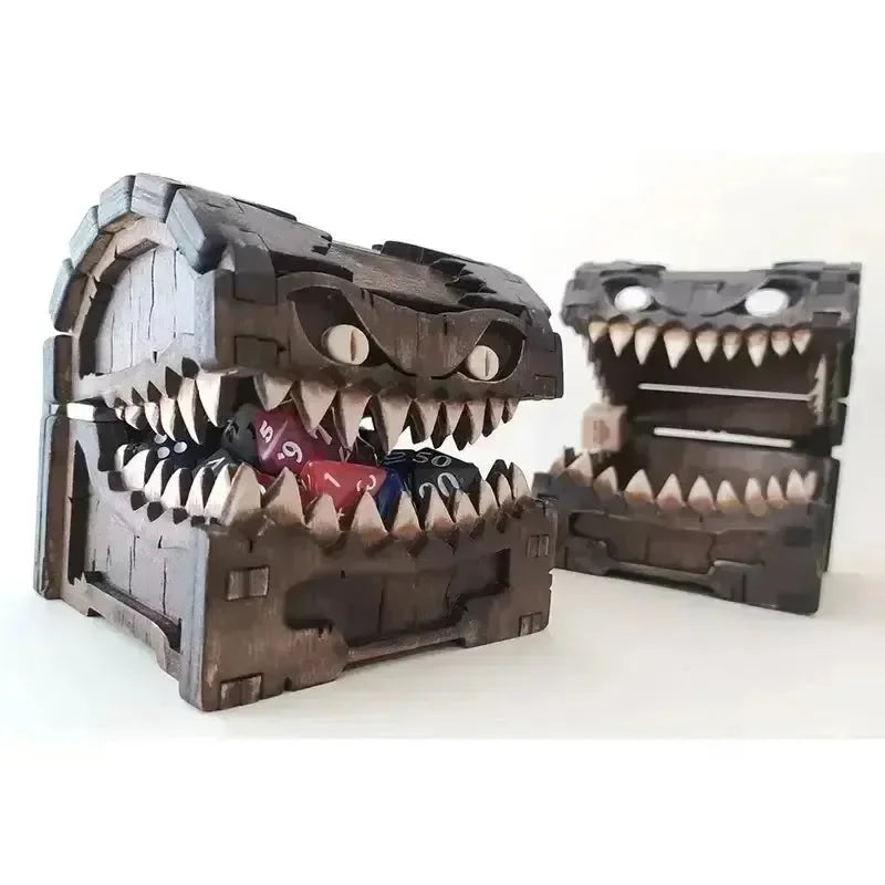 Mimic's Maw Wooden Storage Chest