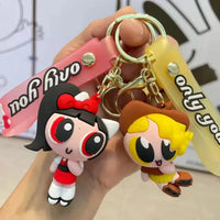 Sanliou Powerpuff Pocket Protectors Keychain