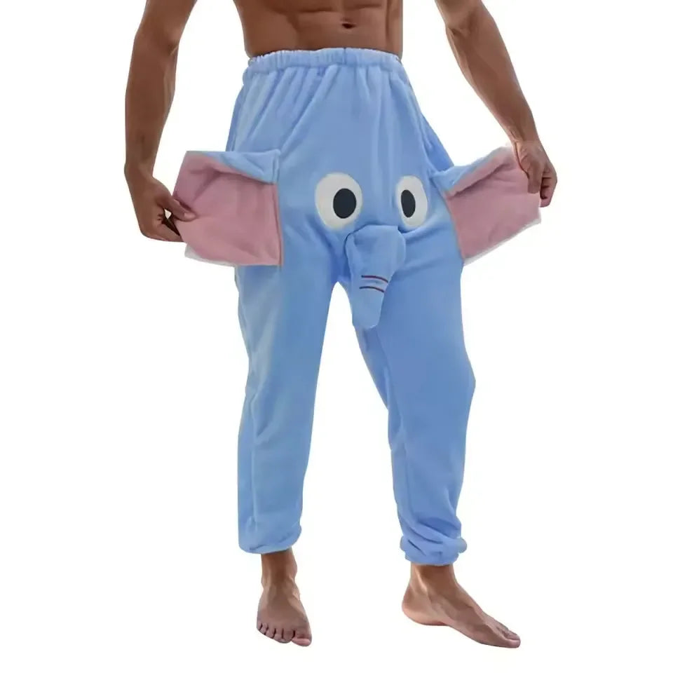 Funny Elephant Trunk Novelty Pajama Pants