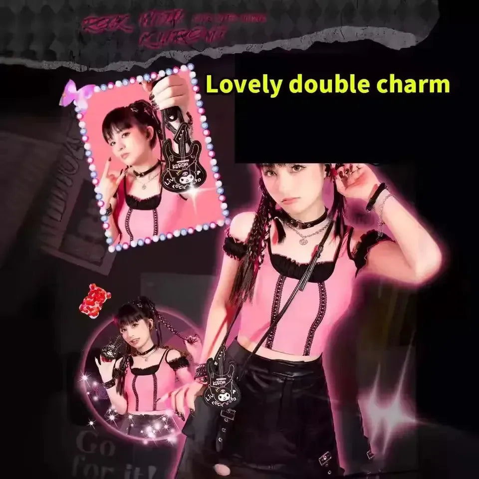 Sanliou Martube x Kuromi Guitar Earphones