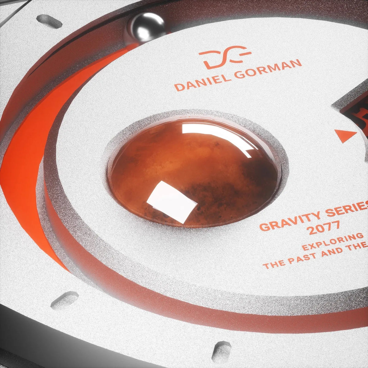 DANIEL GORMAN Saturn 17PM Orange Watch DG0132 Brass Copper Case New Magnetic Watch 2026 - Bear Hugs