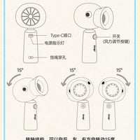 Pingoo Pal Martube Handheld Fan