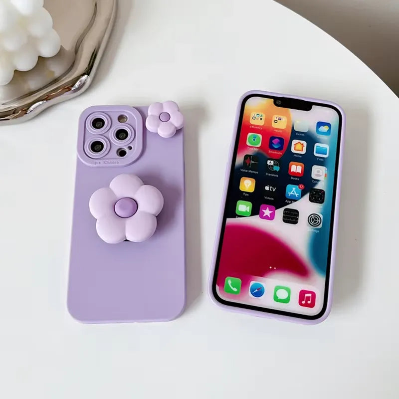 Korean Flower Phone Case (For Samsung)