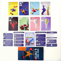 لعبة لوحية ملح البحر والورق 