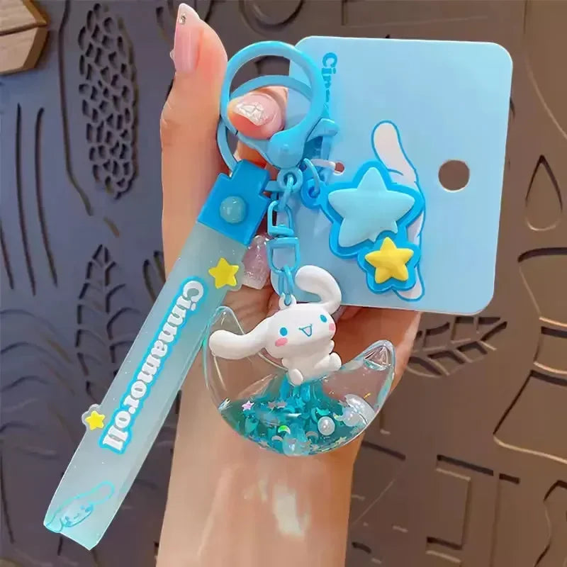 Sanliou Moonbeam Buddies Glitter Keychain