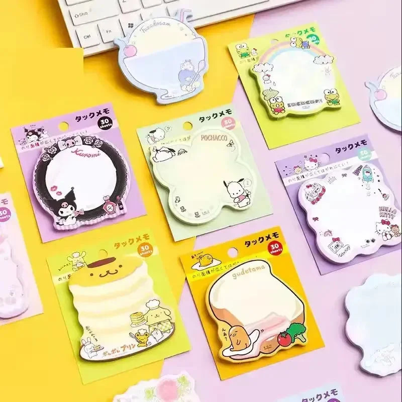 Sanliou Scribbles Memo Sticky Notes (30 Sheets)