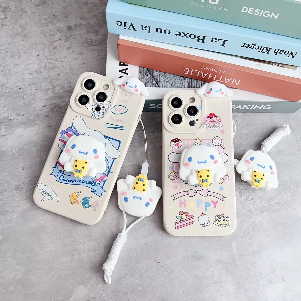 Cute Cinnamoroll Soft Phone Case (For iPhones)