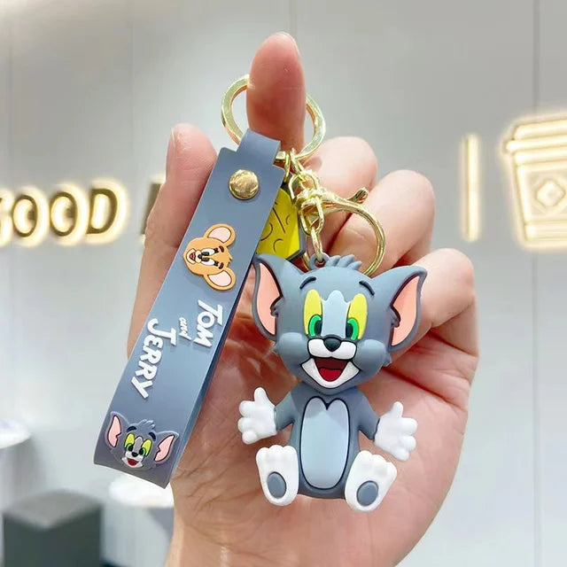 Tom & Jerry Silicon Keychain