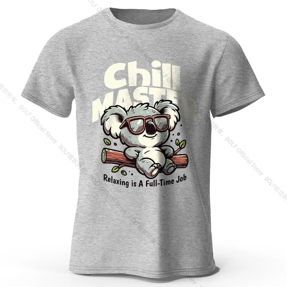 Chill Master Koala Funny T-shirt - Bear Hugs