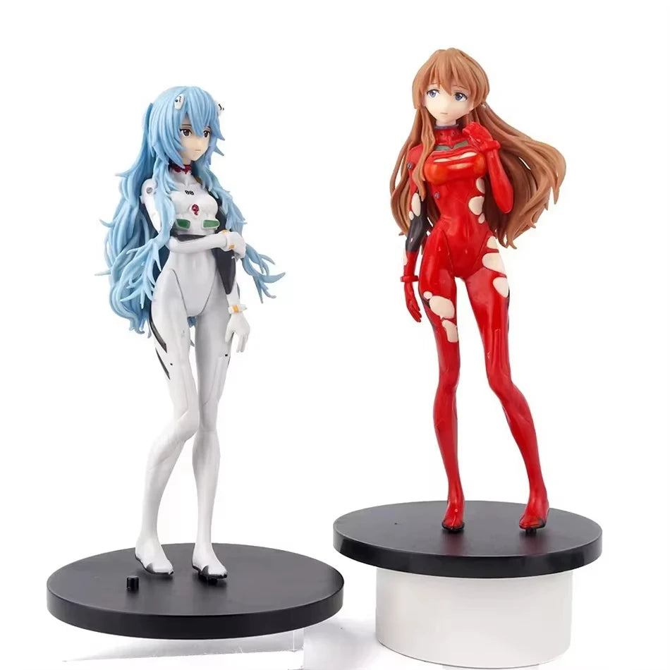 Genesis Evangelion Anime Figure EVA Ayanami Rei Asuka Two-Dimensional Model Chassis Desktop Ornament Gift Doll Toys - Bear Hugs