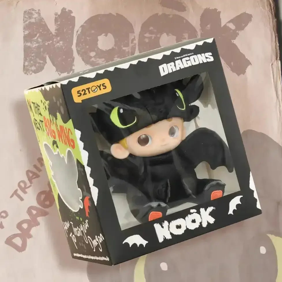 52Toys NOOC Night Fury Dragon Keychain