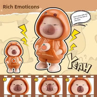 Capy Mood Face-Changing Keychain