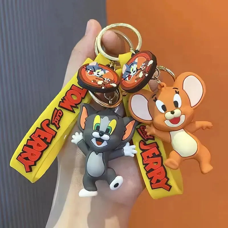 Tom & Jerry Silicon Keychain